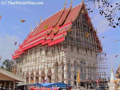 Temple under restoration