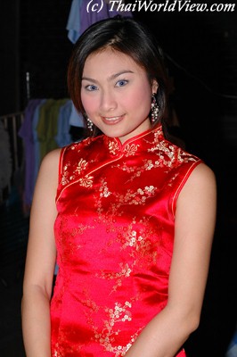 Red dress