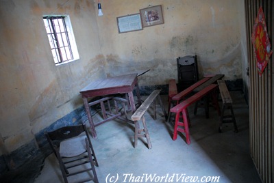 Inside Fung Yuen ancestor hall