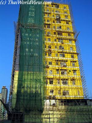 Bamboo scaffold