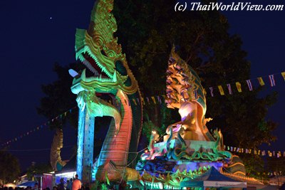 Naga Fireballs festival in Phon Phisai