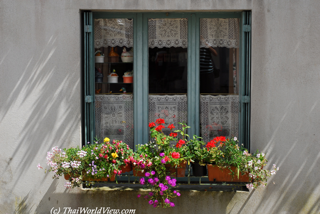 Decorated windows - Tréboul