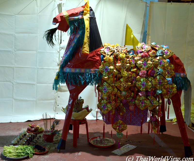 Paper horse - Hungry ghost festival