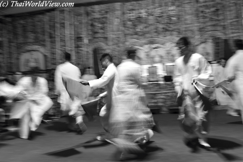 Priests dance - Hungry ghost festival