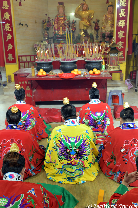 Taoist priests - Hungry ghost festival