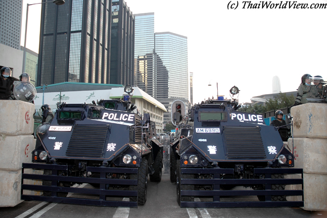 Armored vehicules - Wan Chai district