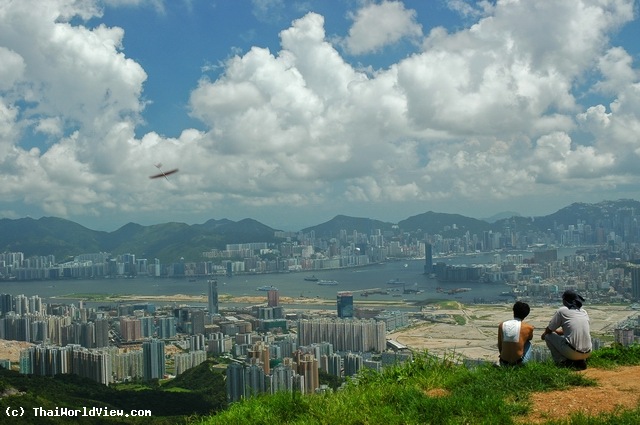 Glider over Hong Kong - Kowloon