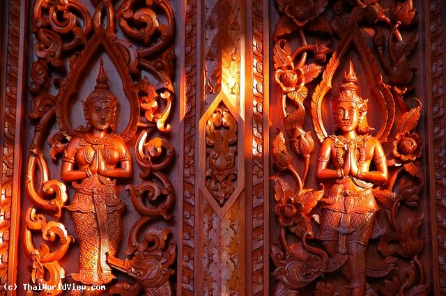 Temple Doors - Nongkhai province