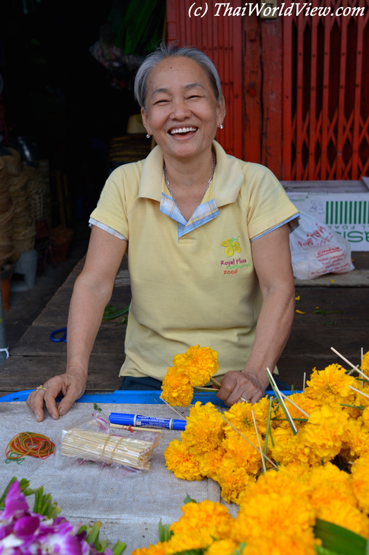 Flowers seller - Yasothon