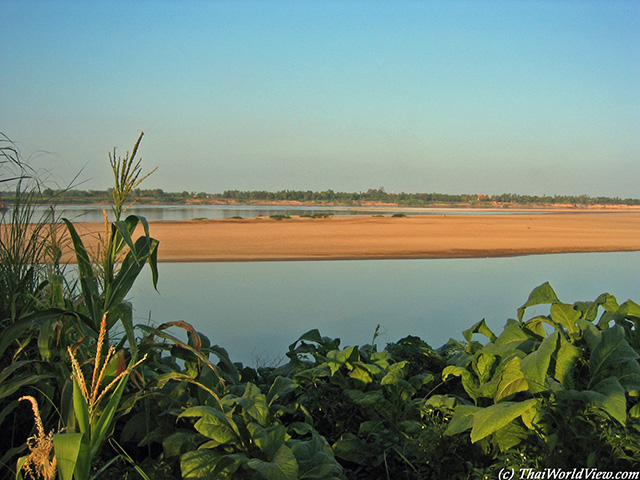 Sunset on Mekong river - Nongkhai province