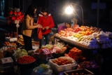 Selling fruits
