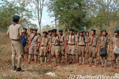 Thai school scouts