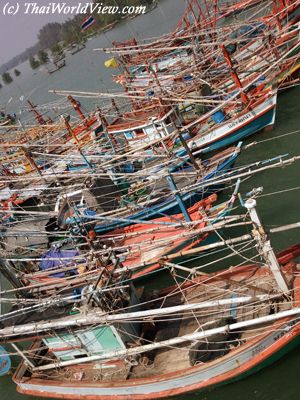 Fishermen boats