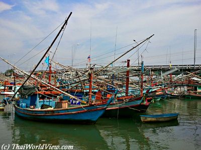 Fishermen boats