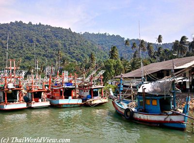 Fishermen boats