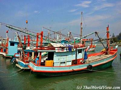 Fishermen boats