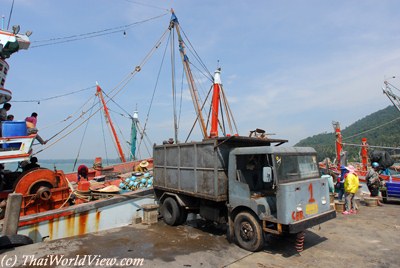 Fishermen boats