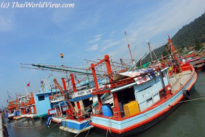 Fishermen boats