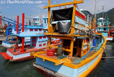 Fishermen boats