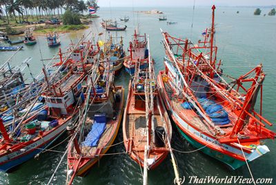 Fishermen boats