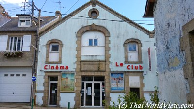 Old cinema in Douarnenez