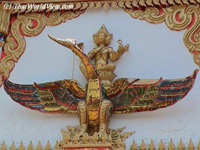 Brahma god with his swan