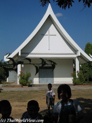 Catholic church in Tha Bo