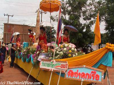 Wax candle procession