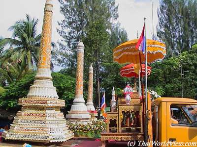 Wax candle procession