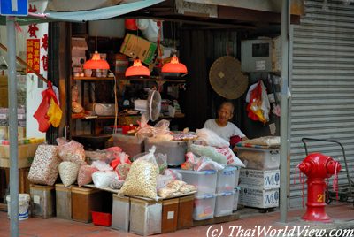 Dried Seafood outdoor shop