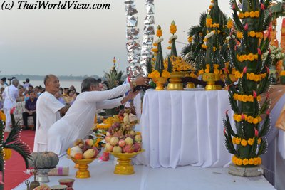 Naga Fireballs festival in Phon Phisai