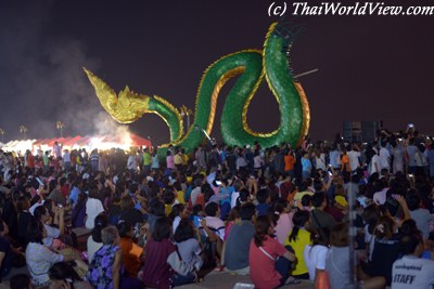 Naga Fireballs festival in Nong Khai
