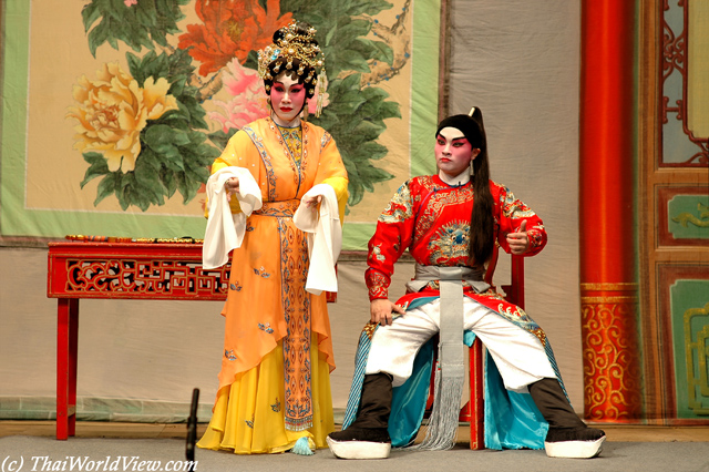 Opera performance  - Hung Shing Birthday celebration in Ho Sheung Heung