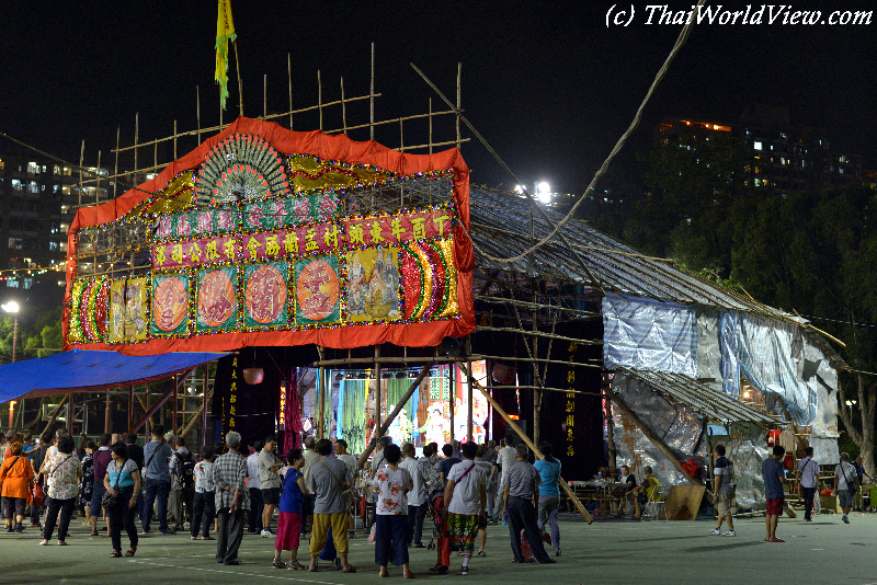 Temporary theater - Hungry ghost festival