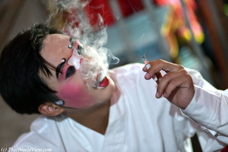 Smoking - Hungry ghost festival
