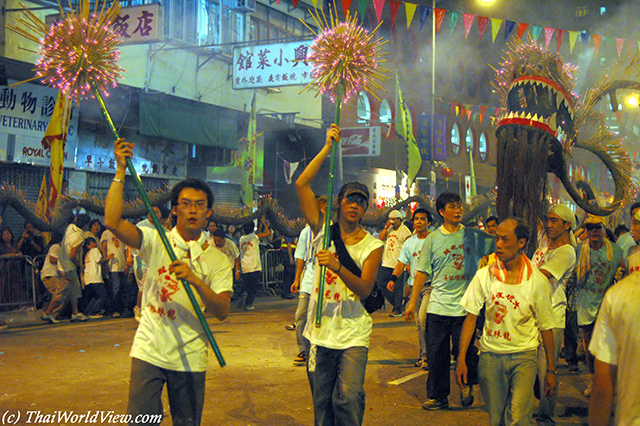 Dragon parade - CauseWay bay district