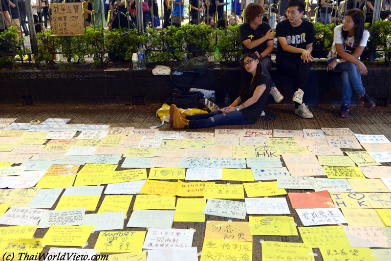 Umbrella Revolution - Causeway Bay