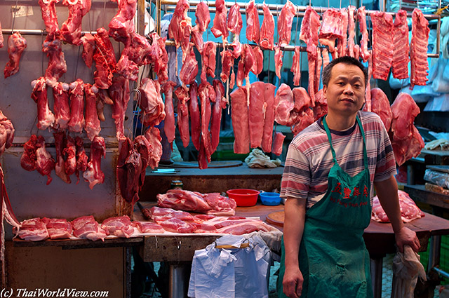 Meat market - Wan Chai district