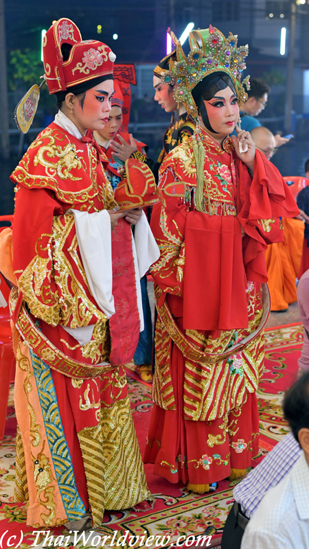 Chinese opera - Wat Lak Si Rat Samoson