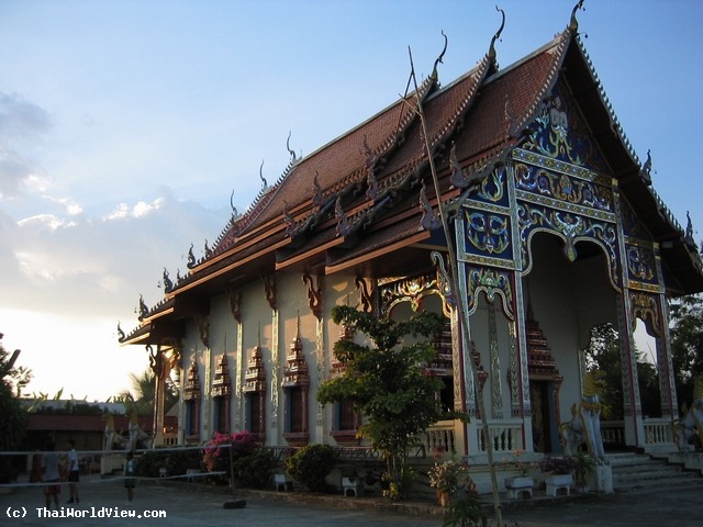 Temple at sunset - Nan province