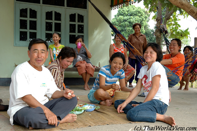 Thai family - Nongkhai province